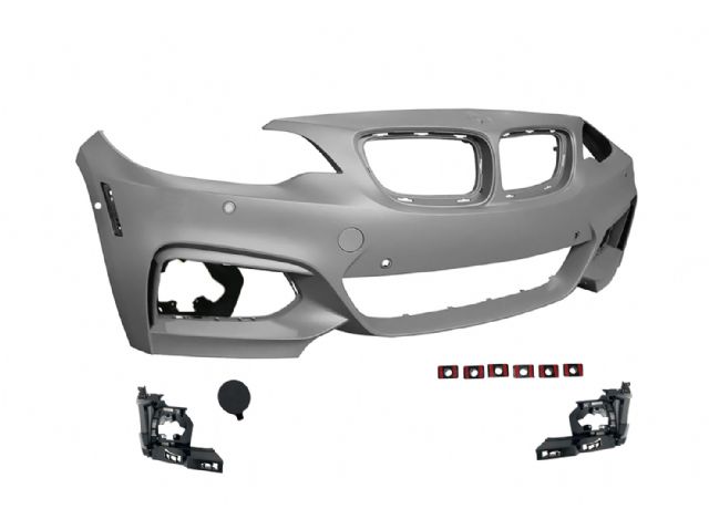 BMW 2 SERIES F22 M tech / M Performance F/B COVER W/O WASHER HOLE W/ PDC HOLE W/ SIDE PARK HOLE W/ USA SIDE HOLE W/O REFLECTOR